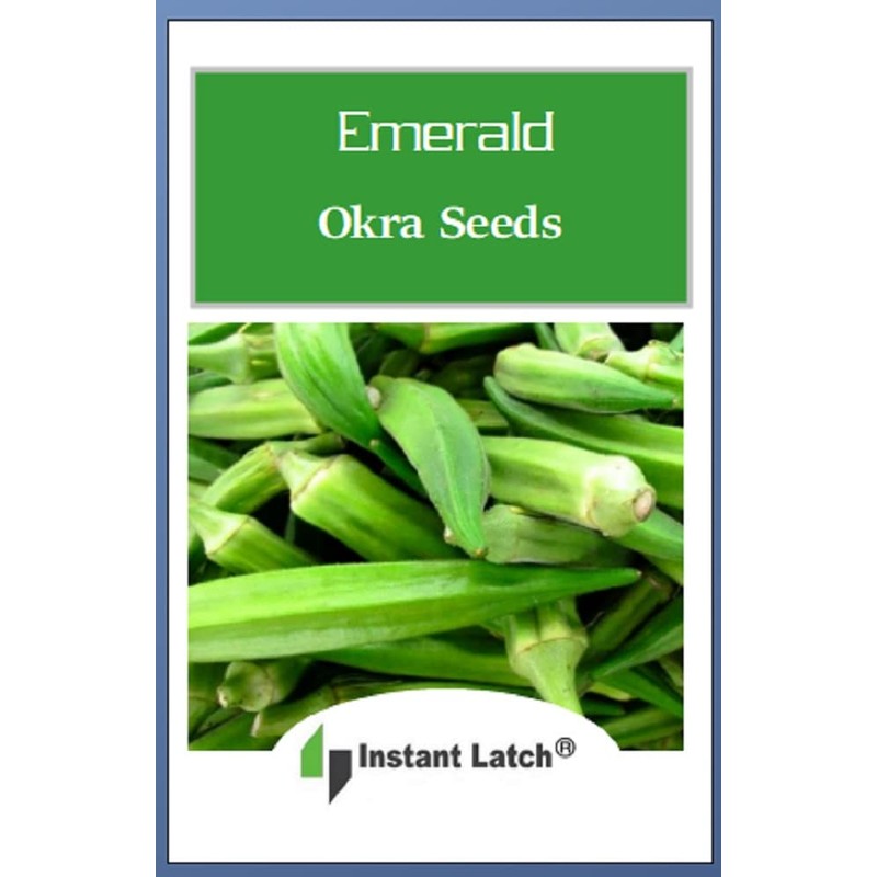 100 Emerald Okra Seeds for Planting Non GMO Heirloom Seeds
