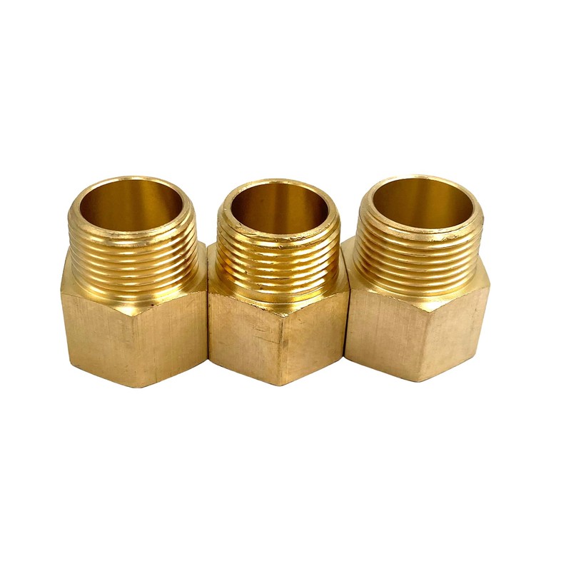 3Pcs 3/4 Inch NPT Pipe Fittings Adapters,3/4'' NPT Male to