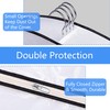 Garment bags Suit cover bags for hanging clothes 100cm, Moth