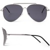 SDINM Reverse Aviator Sunglasses for Women Men Trendy Metal Frame