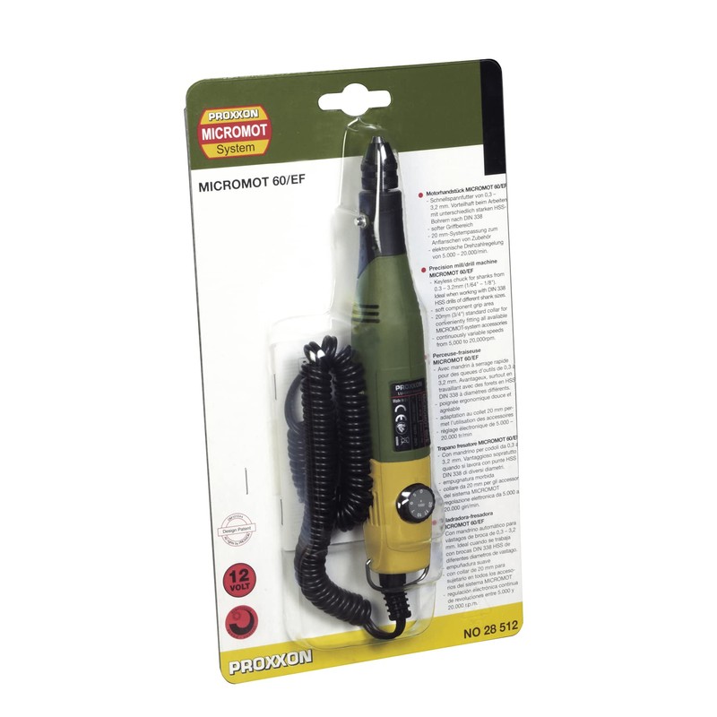 Proxxon 28512 12-Volt Micromot 60 EF Rotary Tool with Quick-Action