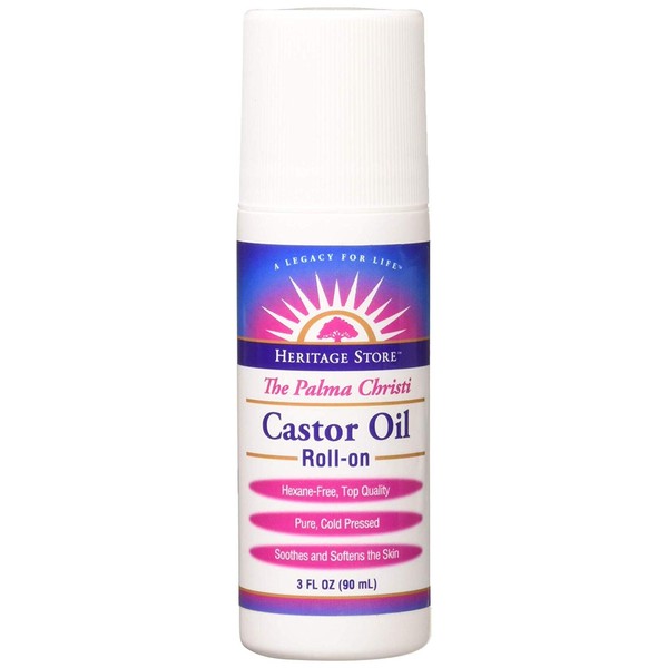 Castor Oil Roll-on Heritage Store 3 oz Roll-on