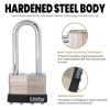 Same keyed Laminated Steel Padlock 1-3/4"(45mm) Long Shackle, High Security,