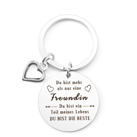 Girlfriend Gift, Christmas Gifts for Girlfriend, Keyring Friends, Birthday Gift for Boyfriend, Girlfriend