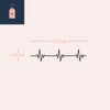 Temporalis® Heartbeat Tattoo, Vegan and Waterproof, EU Certified, Lasts 1-2