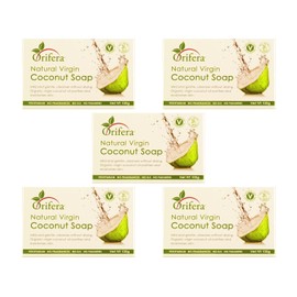 Orifera Virgin Coconut Handmade Natural Soap 100g - 5pcs