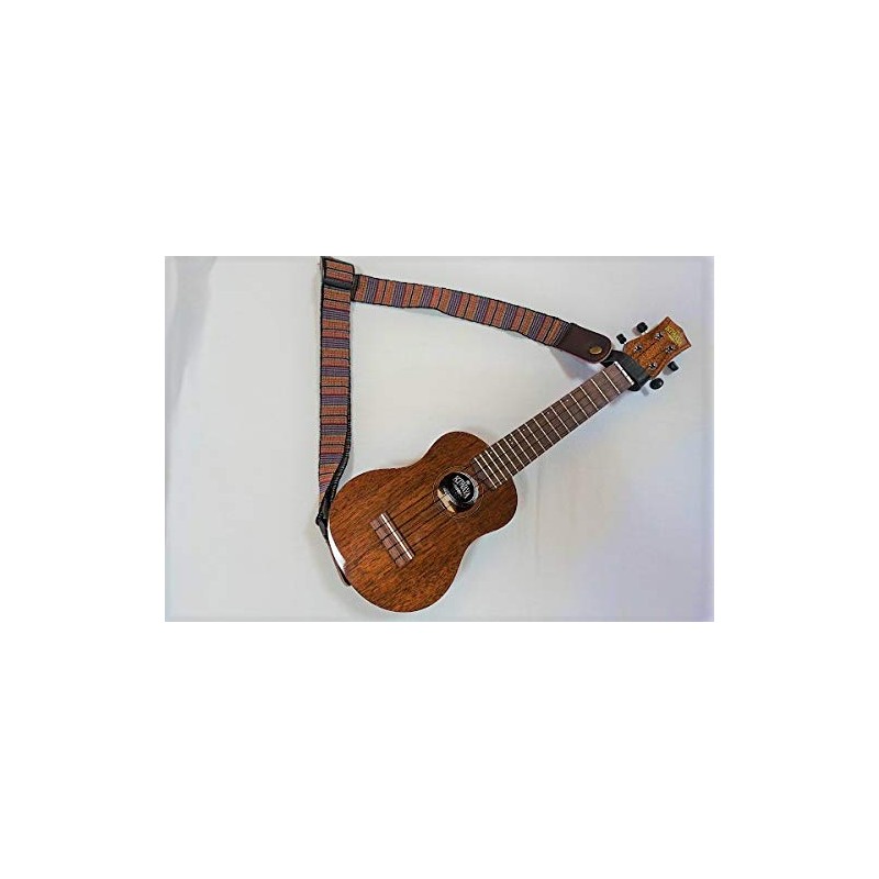 [KIWAYA] HS-BR Ukulele Genuine Leather Head Strap BRW (Perfect for