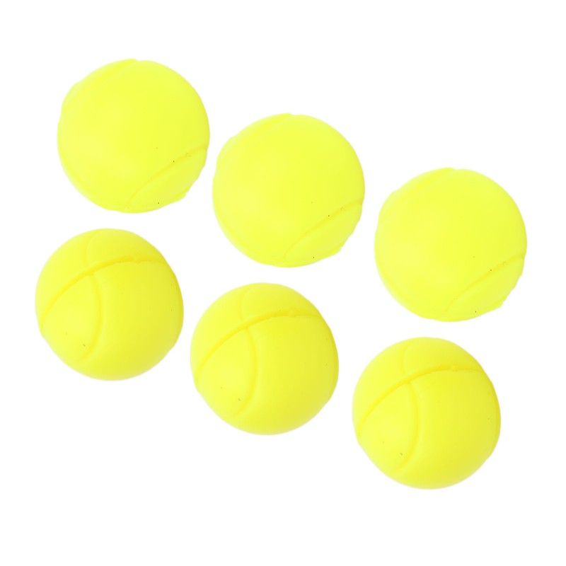 6 Pcs Tennis Racket Damper Silicone Shock Absorber Tennis Ball