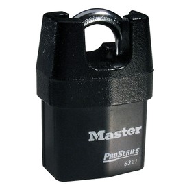 Master Lock 6321JAD Padlock, Keyed, Professional Use, Outdoor, With Cover, High Security, Shackle Guard, Body Width 2.1 inches (54 mm), Hanging Height 0.7 inch (19 mm), Security