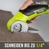SnapFresh Cardboard Cutter 4 V Electric Scissors Wireless Rotary Cutter