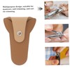 IWOWHERO Professional Nail Clipper Case Cuticle Cover Scissor Pouch for
