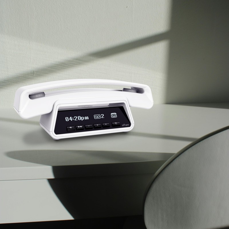 Alcatel ePure - Design DECT cordless phone with answering machine,