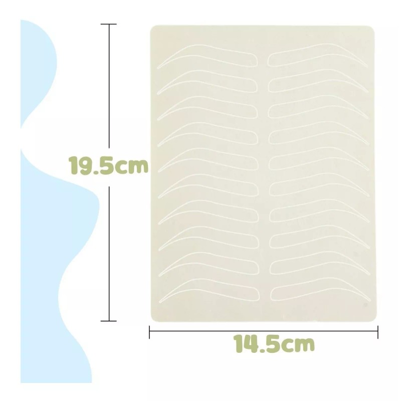 Veraly Piel Sintética Practica Microblading Diseño Ceja Sin Tinta