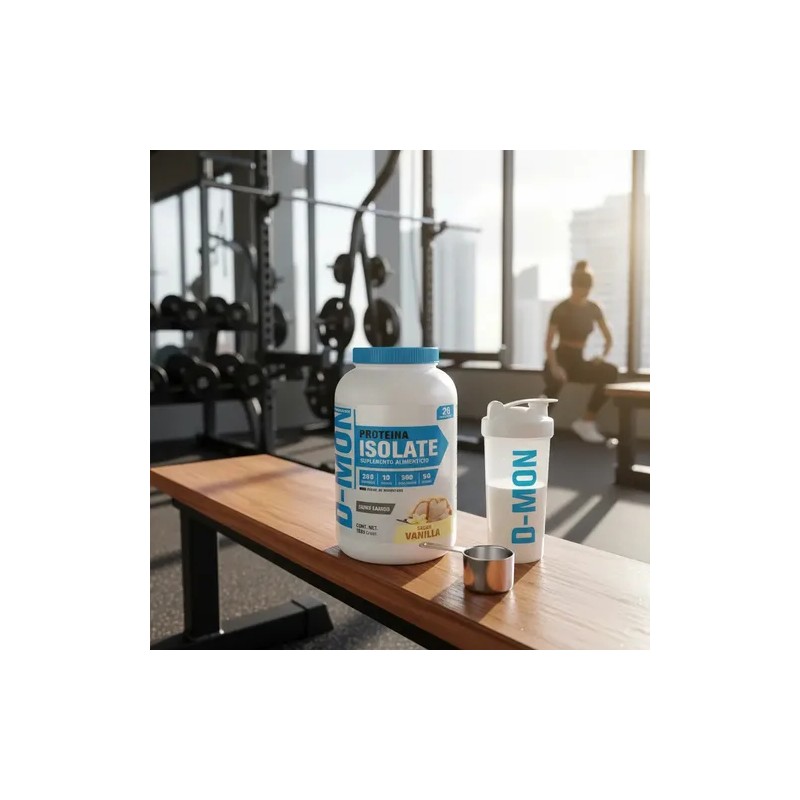Suplemento Alimenticio Proteína Isolate D-mon 1 Kg en Polvo Sabor