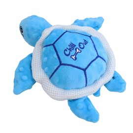 AB Tools Chill Out Sea Turtle Dog Plush Hydration Cooling Summer Play Toy Home Pet Toy