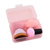 Beauty Ddong Puff Makeup Sponge 4-Piece Set: Air Cushion & Teardrop Powder Applicator Air Cushion Pink Set