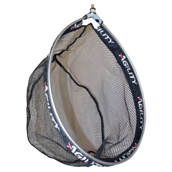 Shakespeare Agility Landing Net - Carp Friendly Mesh, Alluminium Ring - For Coarse, Match or Freshwater Fishing