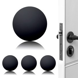 XoYoZo Door Stoppers Wall Protector Buffer Guard Doorknob Door Handle Bumper Self Adhesive Silencer Soft Rubber Crash Pad for Home Office