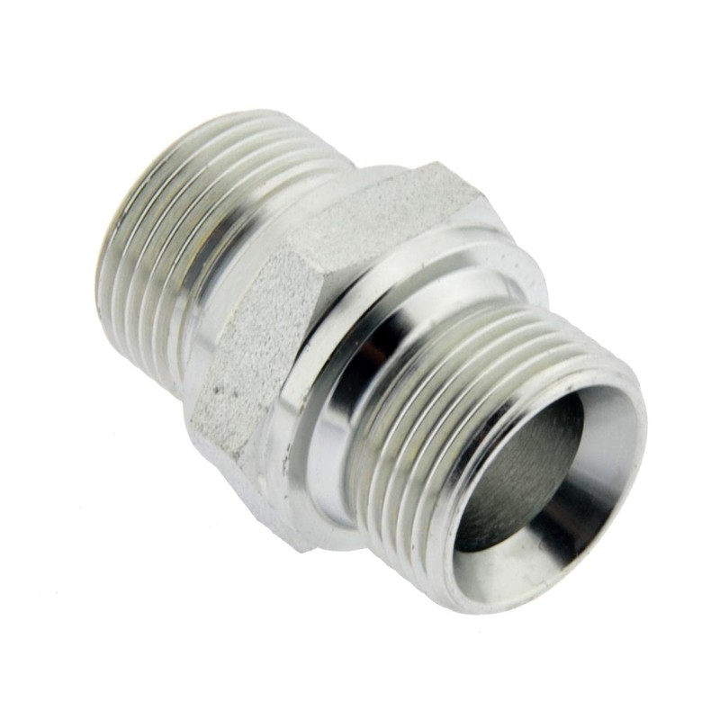 Hydraulic Double Nipple G 1/2 Inch G 3/8 Inch Material: