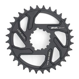 CYSKY Direct Mount Chainring 32T 34T 36T 38T 40T 3mm Offset Narrow Wide Teeth Chainring CNC 7075 Bike Chainwheel for SRAM GXP Interface Crankset (Black, 32T)