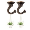 GDQLCNXB 2 Sets 55mm/2.17" Ceiling Metal Ceiling Hooks, Heavy Duty