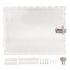 Thermostat Lock Box Transparent Acrylic Universal Clear Cover with 2