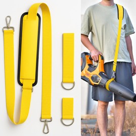 Universal Shoulder Strap for Leaf Blower & String Trimmer, Compatible with EGO Power+ /for LEAPUL/for DEWALT/for MZK/for Greenworks/for EWORK/for LAZYBOI and More Leaf Blower Cordless (1, Yellow)