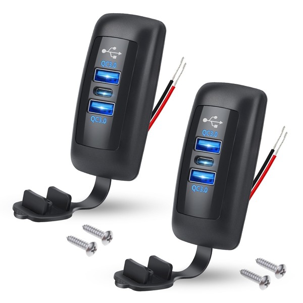 Linkstyle RV USB Çıkışı, Çift 18W QC3.0 USB-A Bağlantı Noktaları