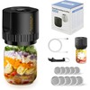 Mason Jar Vacuum Sealer Kit,Upgrade Electric Jar Vacuum Sealer Kit