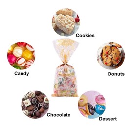 Eid Mubarak Celebration Gift Bags with Gold Ties, Mosque Design Party Favour Bags, 50-Pack (Gold)