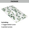 Pznen Eucalyptus Leaves Light Switch Cover White Green Boho Floral