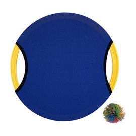 F Fityle Trampoline Paddle Ball Game Set Flying Disc Indoor Outdoor Family Sensory Training Equipment Toss and Catch Game for Camping, Blue