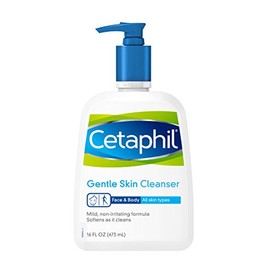 Cetaphil Gentle Cleanser for All Skin Types, (pack of 2, 16oz)                                                                                        