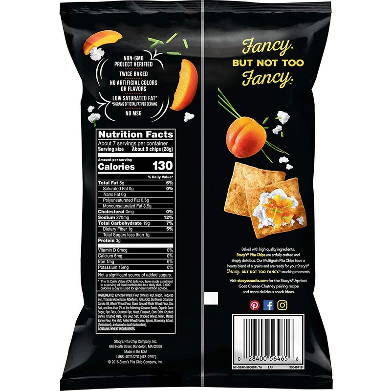 Stacy's Pita Chips, Multigrain, 7.33 Ounce (Pack of 12)