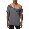HIBOCT Post Shoulder Surgery Shirts for Men After Rotator Cuff
