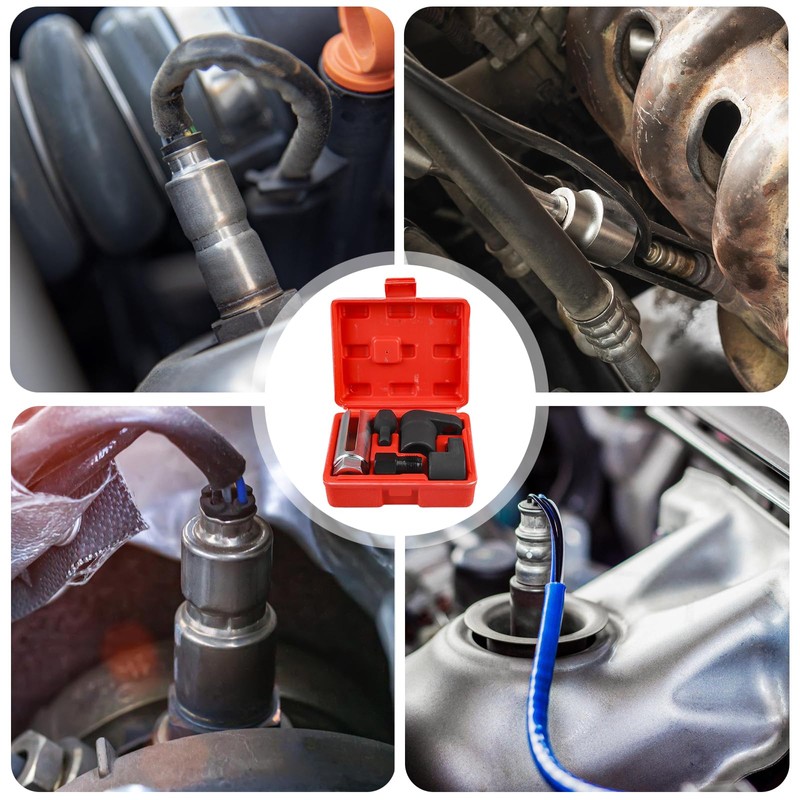 VEGOATY 5-Piece Lambda Sensor Key Nut Set, Lamda Sensor Tool,