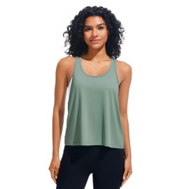 JOYSPELS Workout Tank Tops for Women Quick Dry Sleeveless Loose Fit Narrow Racerback Gym Yoga Athletic Running Shirts Quick Dry Lightweight Breathable