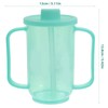 Baluue Drinking Cup for Adults with 2 Handles, Plastic Cup,