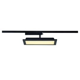 SLV 1 Phase System Light Panel Track / Spotlight, LED Spotlight, Ceiling Light, Rail System, Indoor Lighting / 3000 K 18 W 1800 lm Black