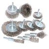 10PCS Professional Wire Wheel Brush Set, Stainless Steel Cup Wire