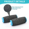 10 Replacement Rollers for Scholl Callus Remover - Extra Coarse