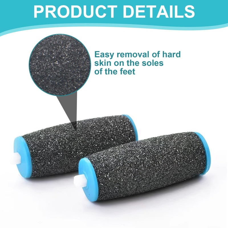 10 Replacement Rollers for Scholl Callus Remover - Extra Coarse