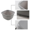 Ggbin 18 Quart Plastic Wash Basin Tub, 2 Pack Square