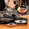 TonJin 1 Pack 3 Tier Bar Glass Rimmer for Margarita