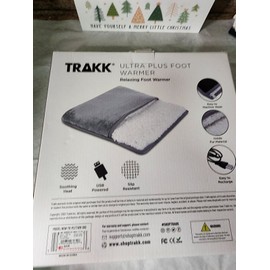 Brookstone Heated Plush Foot Warmer. Foot Warmer. Winter Foot Warmer. Feet Warmer.