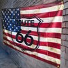 Tapestry Flag Flag ROUTE Route 66 American American Casual Miscellaneous