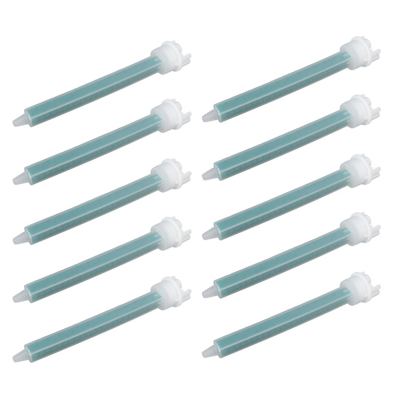 10pcs Mixing Nozzles Plastic Prevent Blocking Adhesive Glue Mixing Nozzle