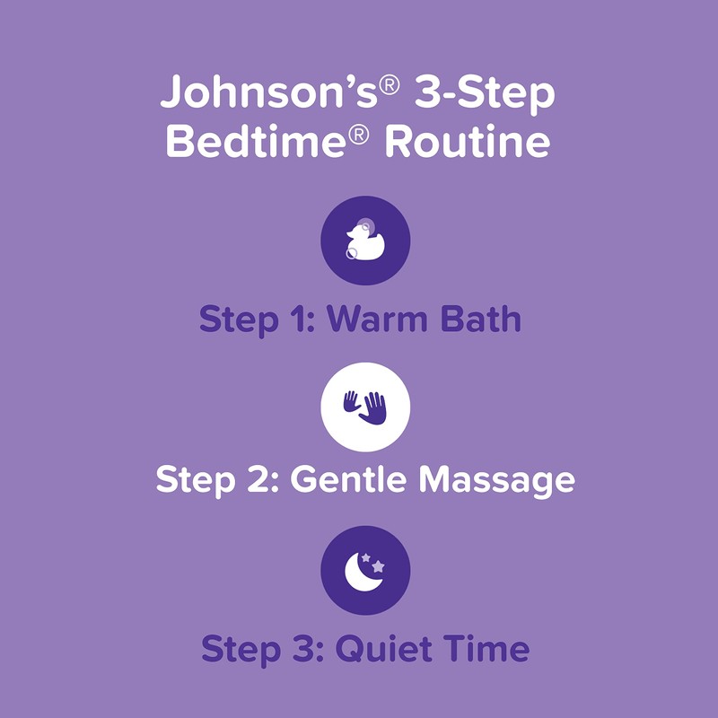 Johnson's Bedtime Gentle Calming Jasmine & Lily Scented Moisturising Baby