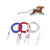 LuminaD Large Dog Wire Leash 6mm 5m for Walks Choice 1 6mmx5m/Choice 2 Red