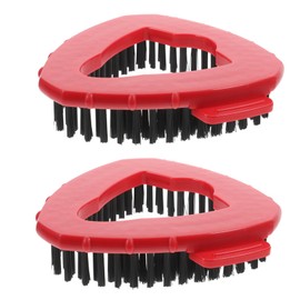 NOLITOY Durable Nylon Bristles Mop Head 2pcs Replacement for Multi-Surface Cleaning